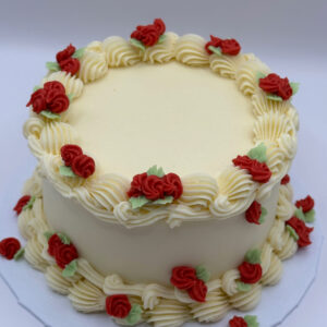 Valentines Floral cake